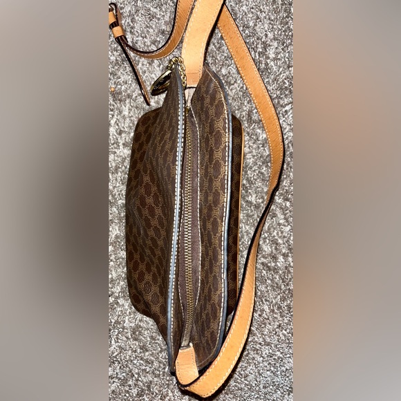 RARE VINTAGE CELINE MACADAM CROSSBODY BAG - Picture 2 of 13